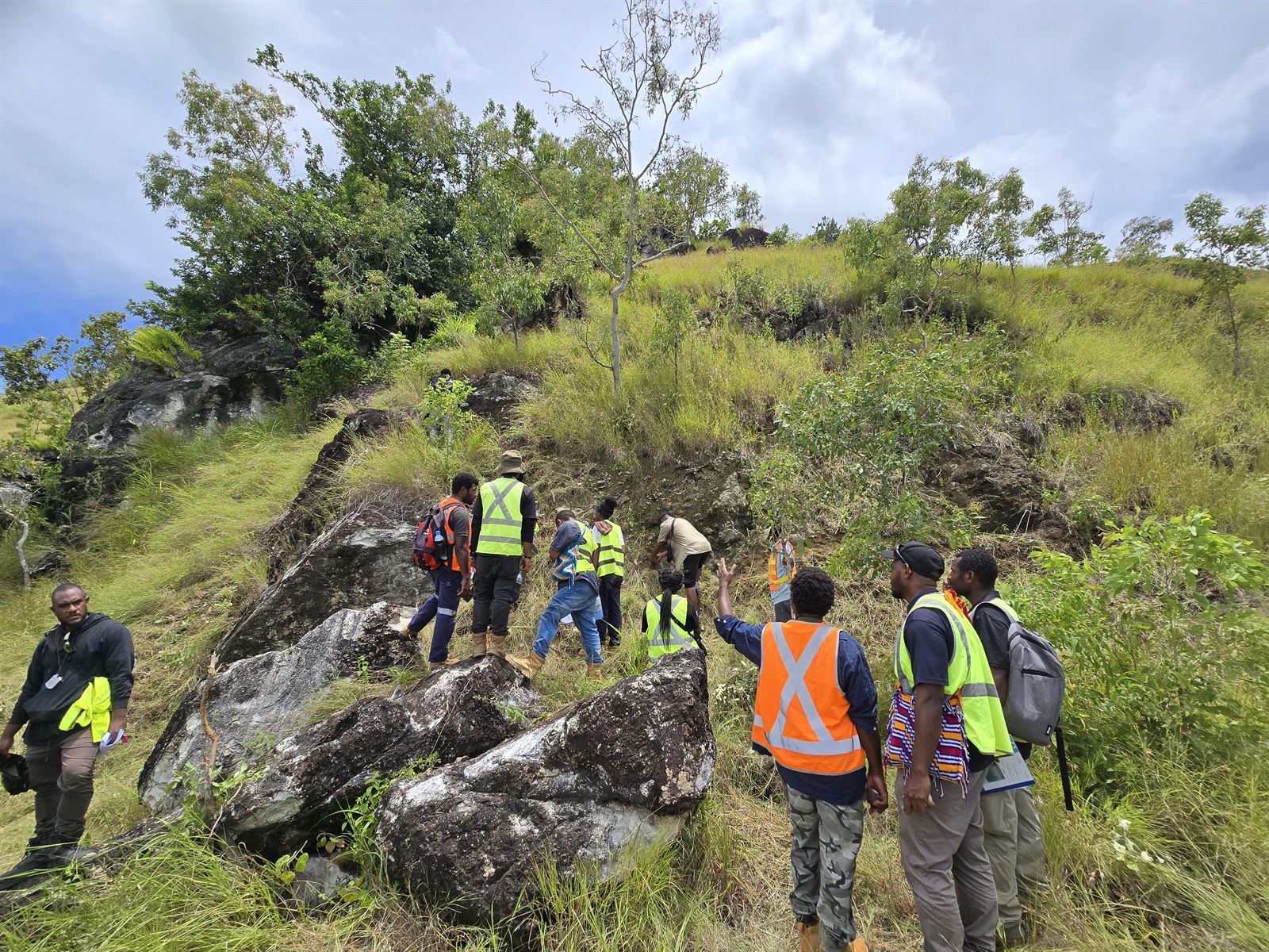 Geology field trip — fieldwork and outcrop study